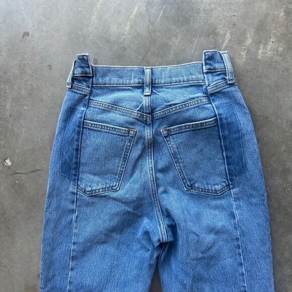 ABERCROMBIE & FITCH Curve Love Jeans Women's 27 4R 90s Straight Ultra High Rise - Picture 7 of 8